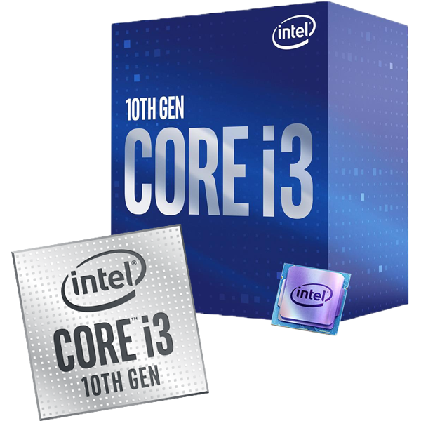 Intel Core i3-10100F 3,60 GHz, 4 magos processzor
